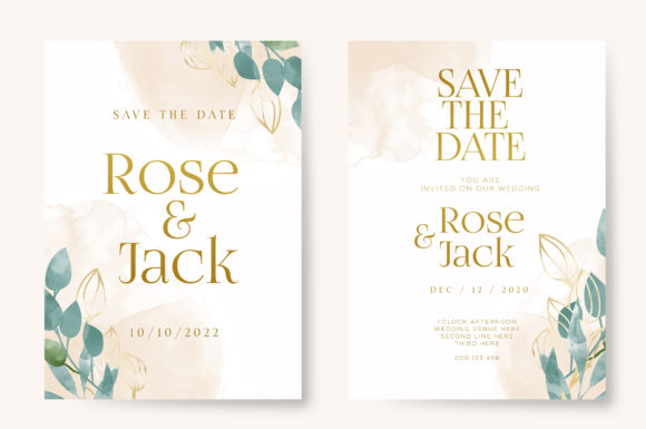 Beautiful Wedding Invitation Design and Graphic Templates