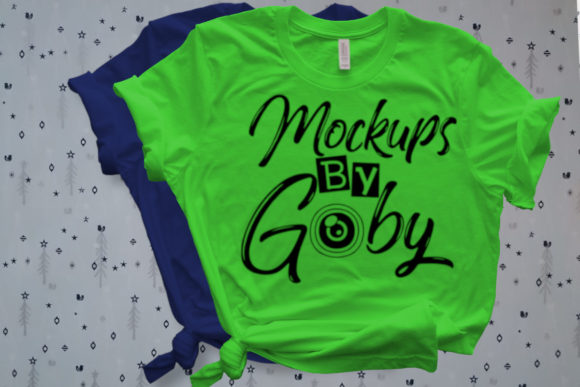 Christmas Green T-Shirt Pictures Mockups