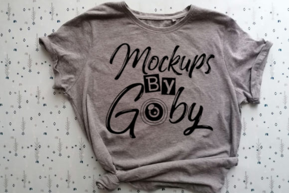 Christmas Grey T-Shirt Mockup for T-Shirts