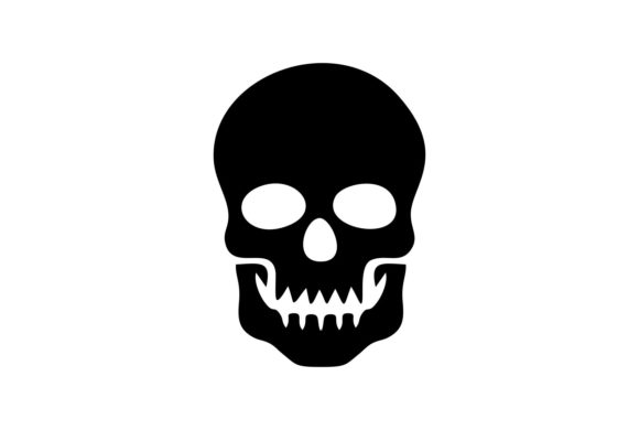 Halloween Skull Cutout for Crafts Projects