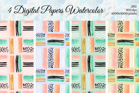 Hand Drawn Pattern Pastel Background