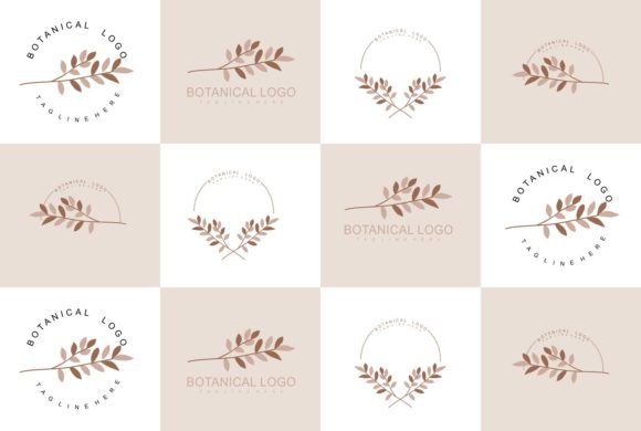 Minimalist Botanical Beautiful Logo