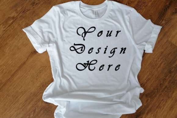 Mockups Blank White Tshirt, Bella Canvas T-Shirts