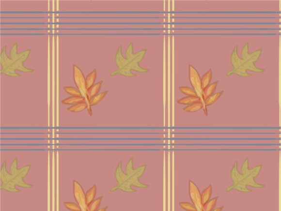 Pattern Plaid Fall Leaves vol.3 & Patterns