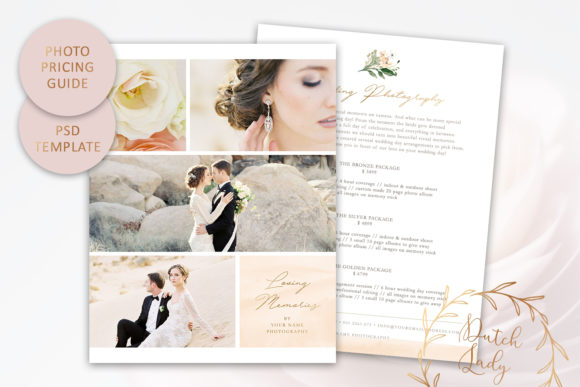 Photography Pricing Guide 6 Print Templates