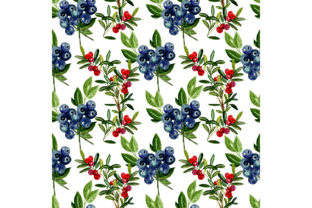 Seamless Berry Pattern & Patterns