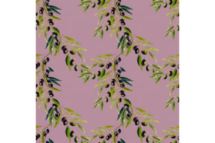 Seamless Olive Pattern and Patterns