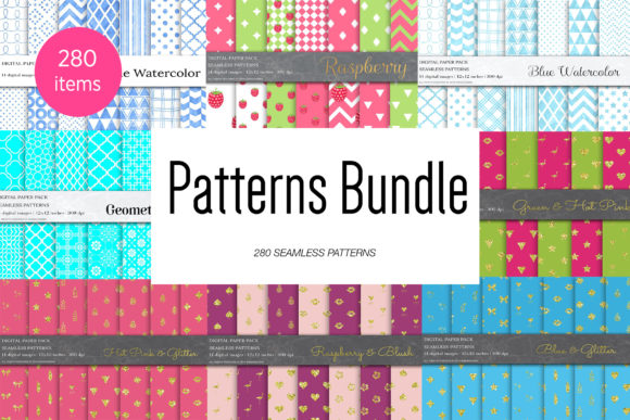 Seamless Patterns Bundle for Branding