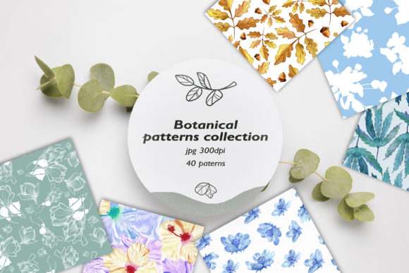 Seamless Patterns Collection. 40 Pattern
