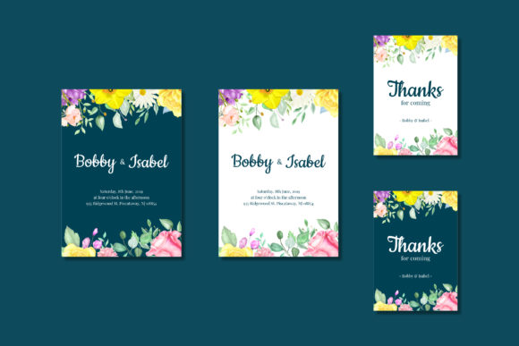 Wedding Invitation Vol.6 and Print Templates